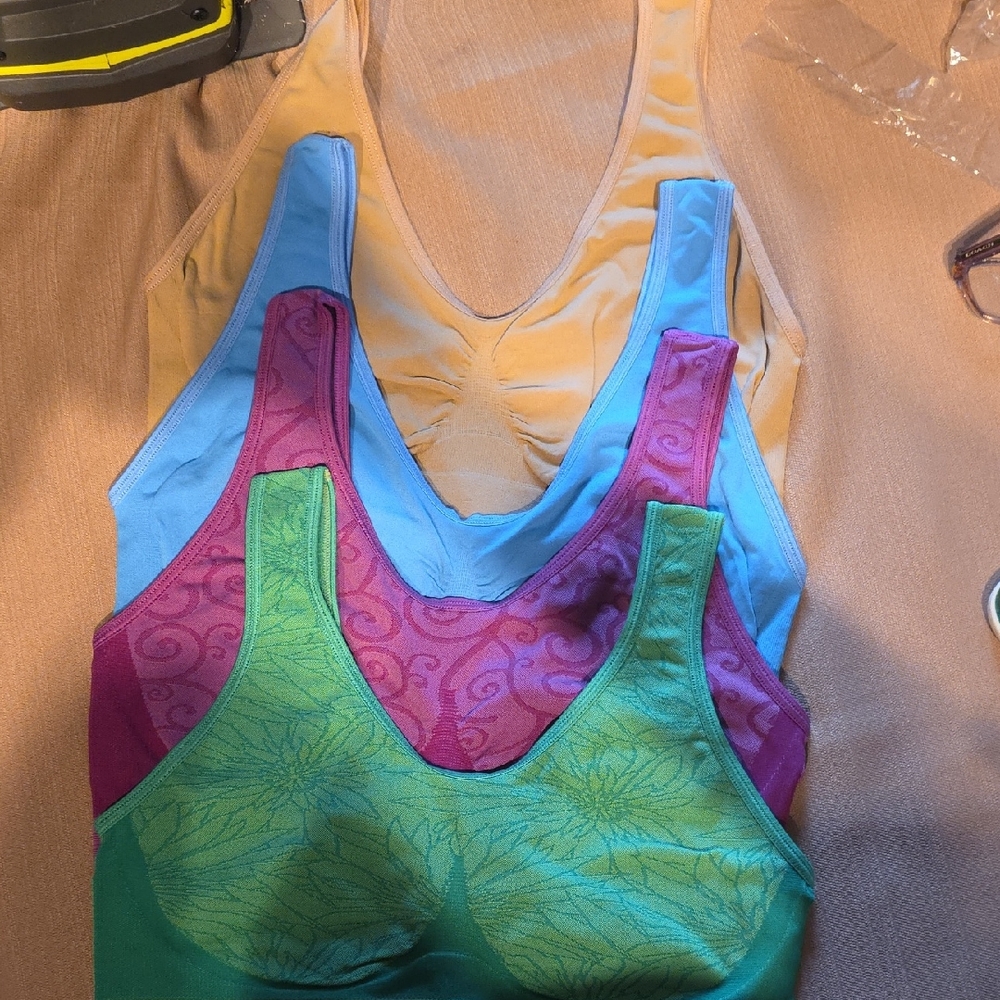 Women's Multicolor Intimates Bralette Set 4X